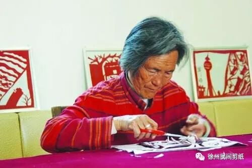 王桂英剪纸创作