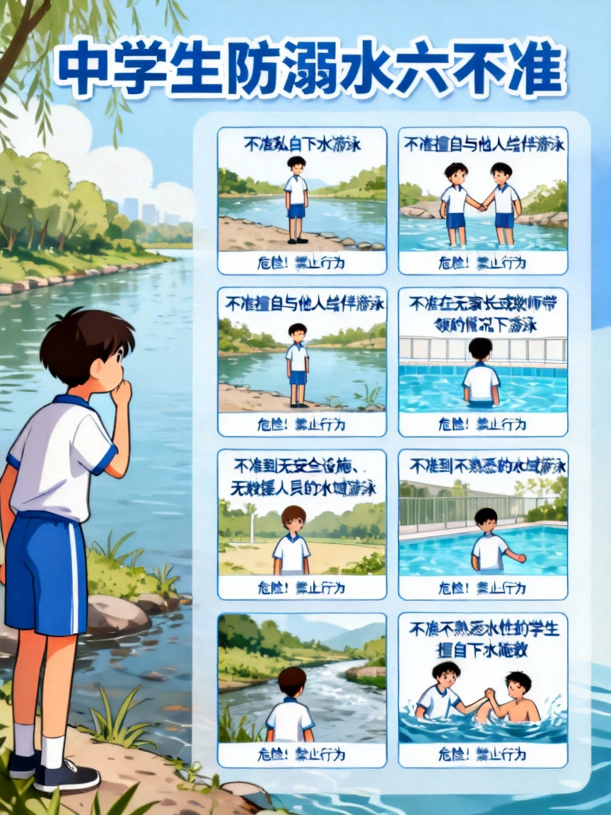 防溺水六不准
