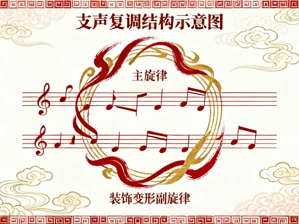 支声复调示意图