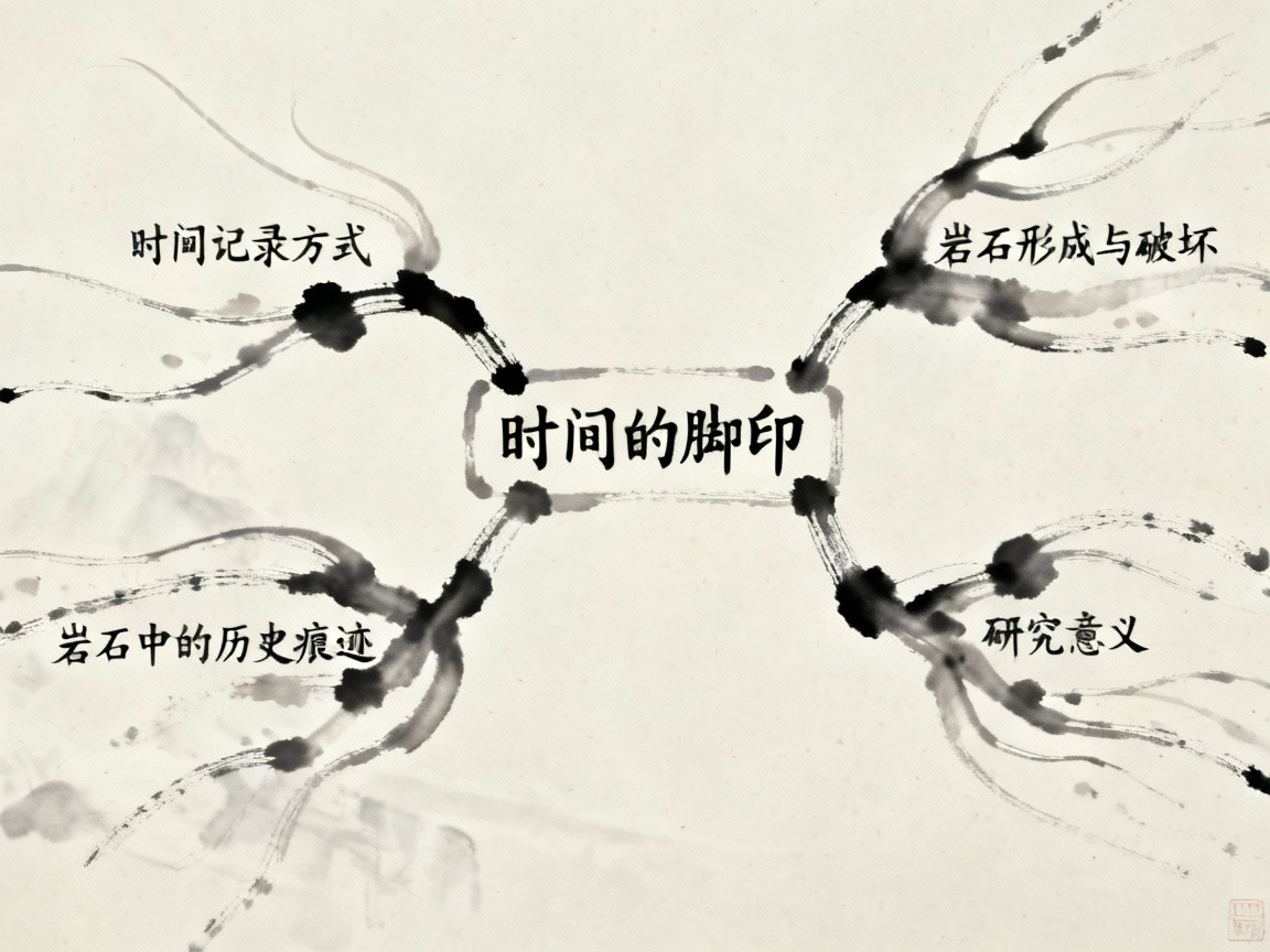 时间的脚印思维导图