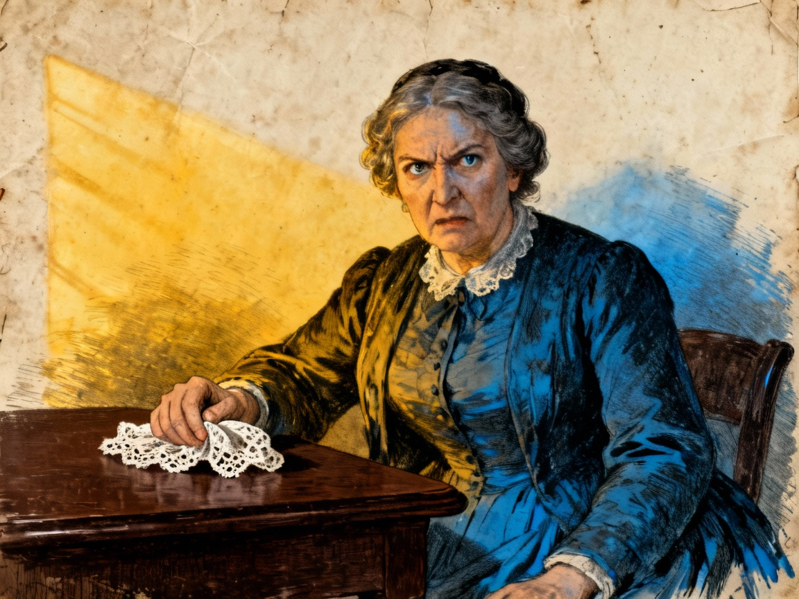 菲利普夫人内心冲突的情绪变化