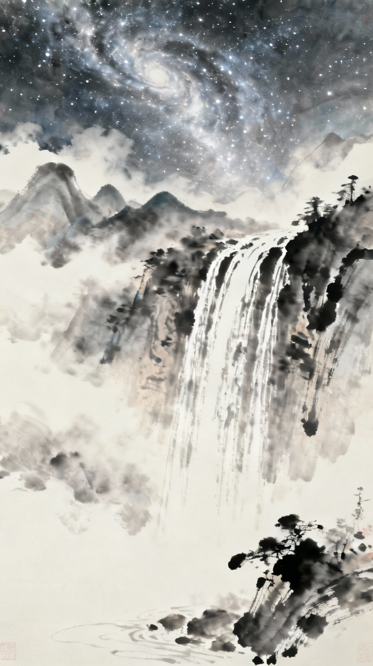 疑是银河落九天