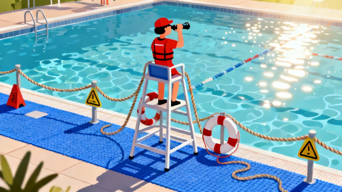 游泳池安全区域