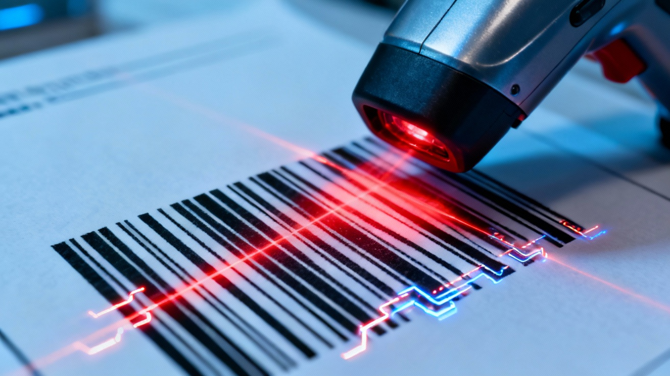 条形码扫描过程