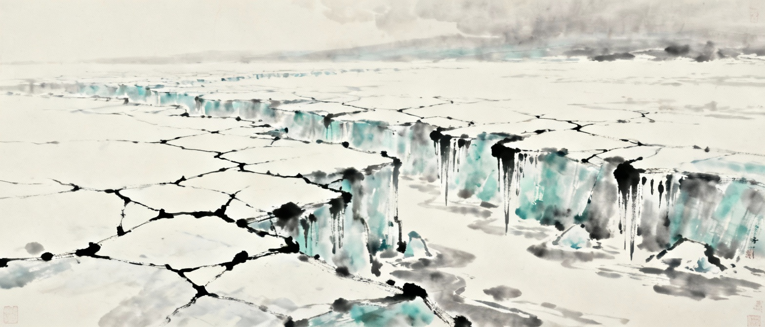 瀚海阑干百丈冰，广阔冰原的壮观景象