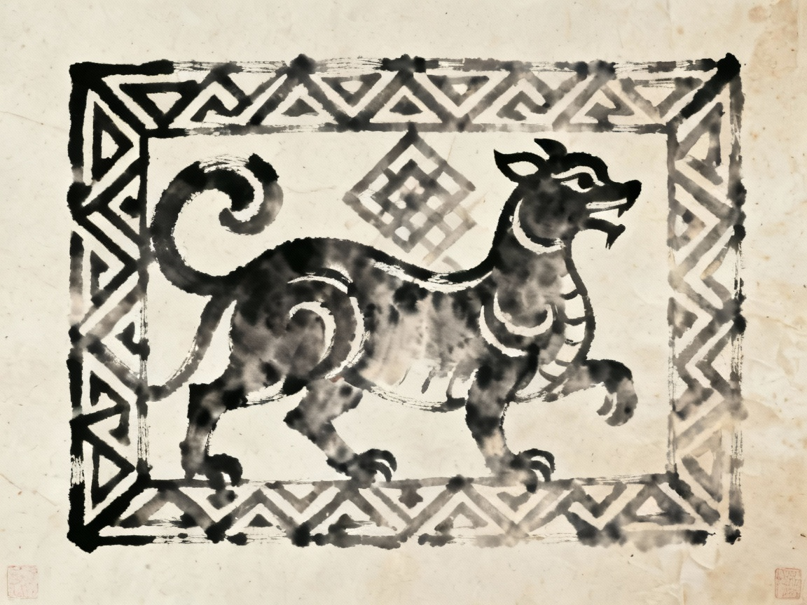 汉唐时期早期剪纸场景