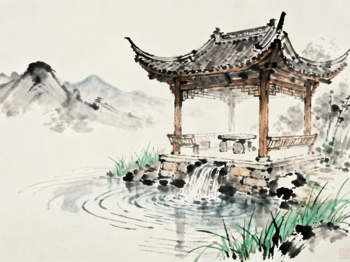 山行六七里，沿着山路前行