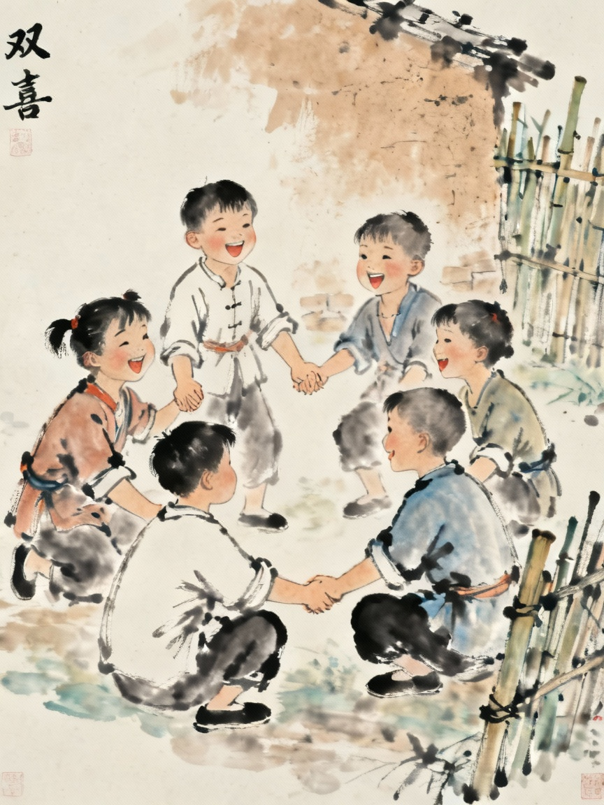 双喜等小伙伴们的群像