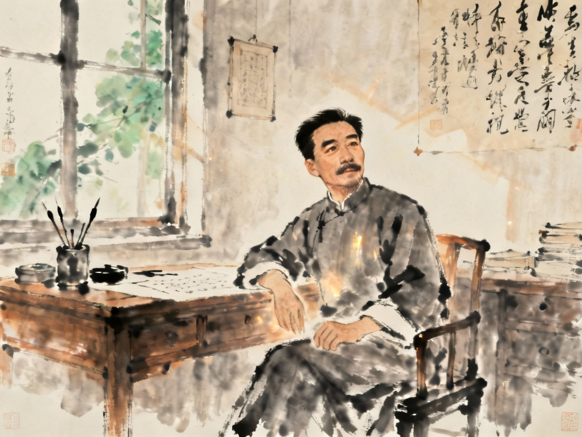 成年鲁迅怀念童年生活