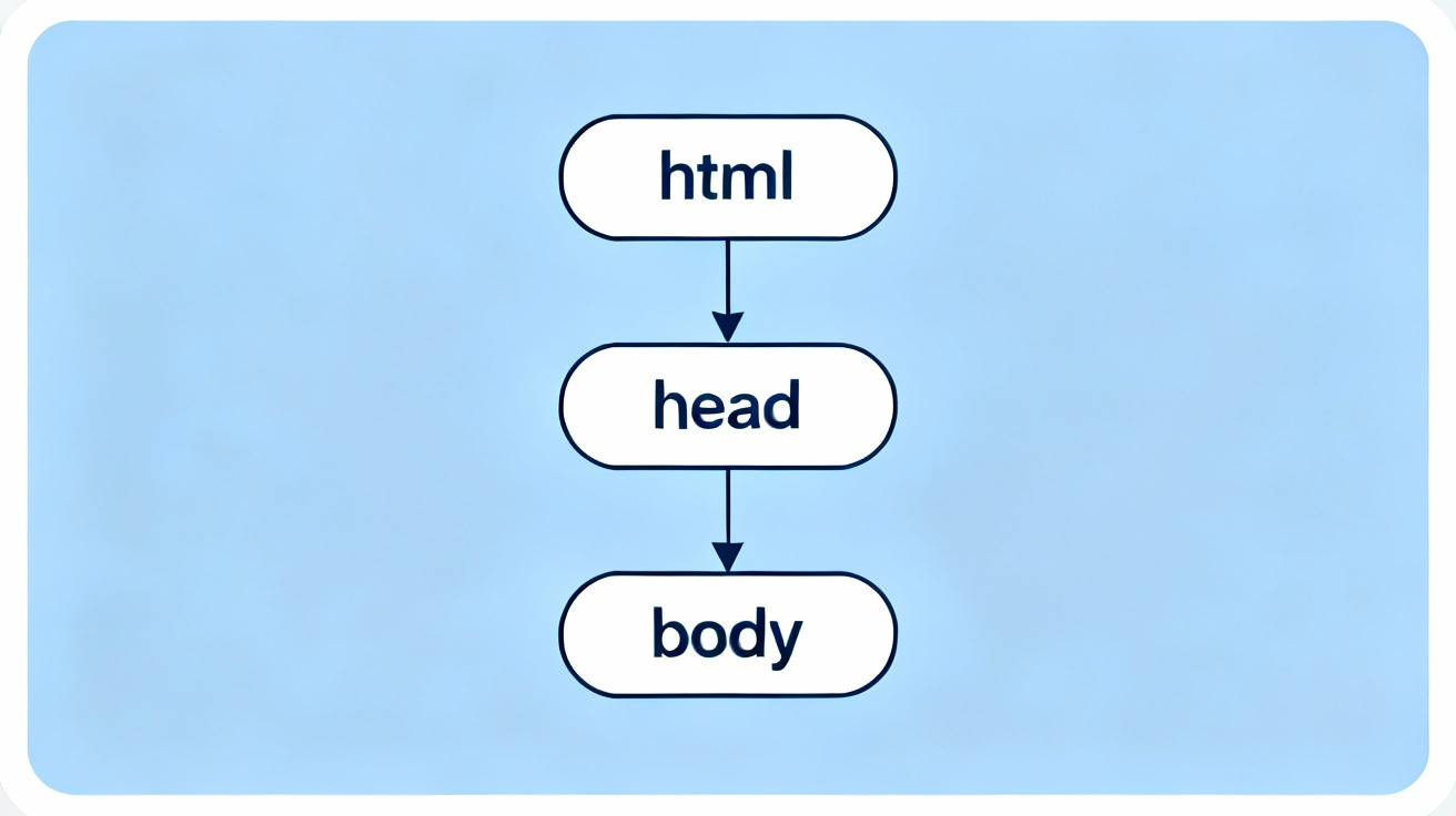 HTML代码结构示意图