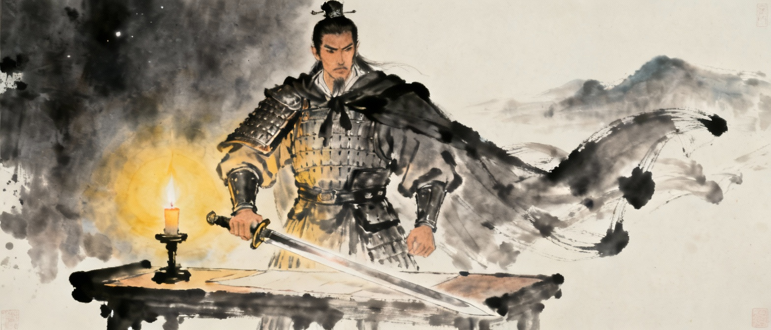 古代将军挑灯看剑