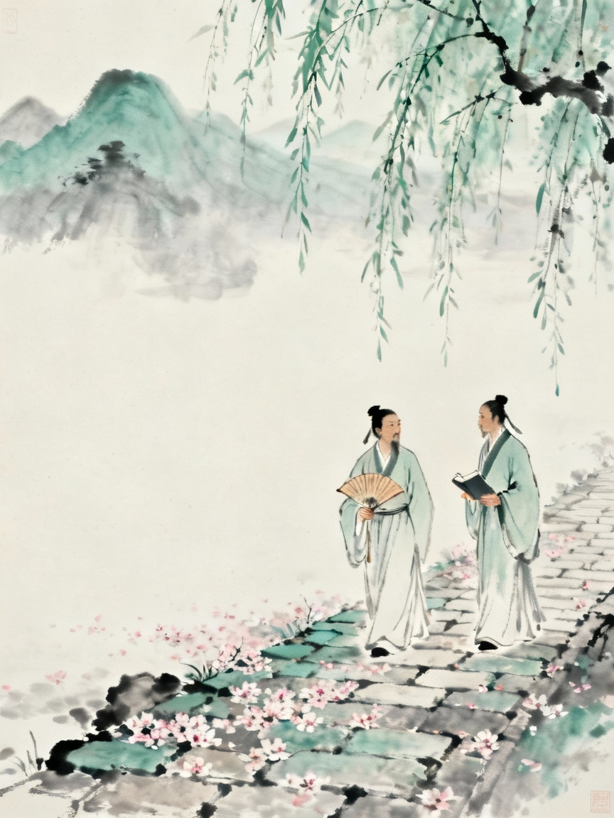 安史之乱后江南重逢