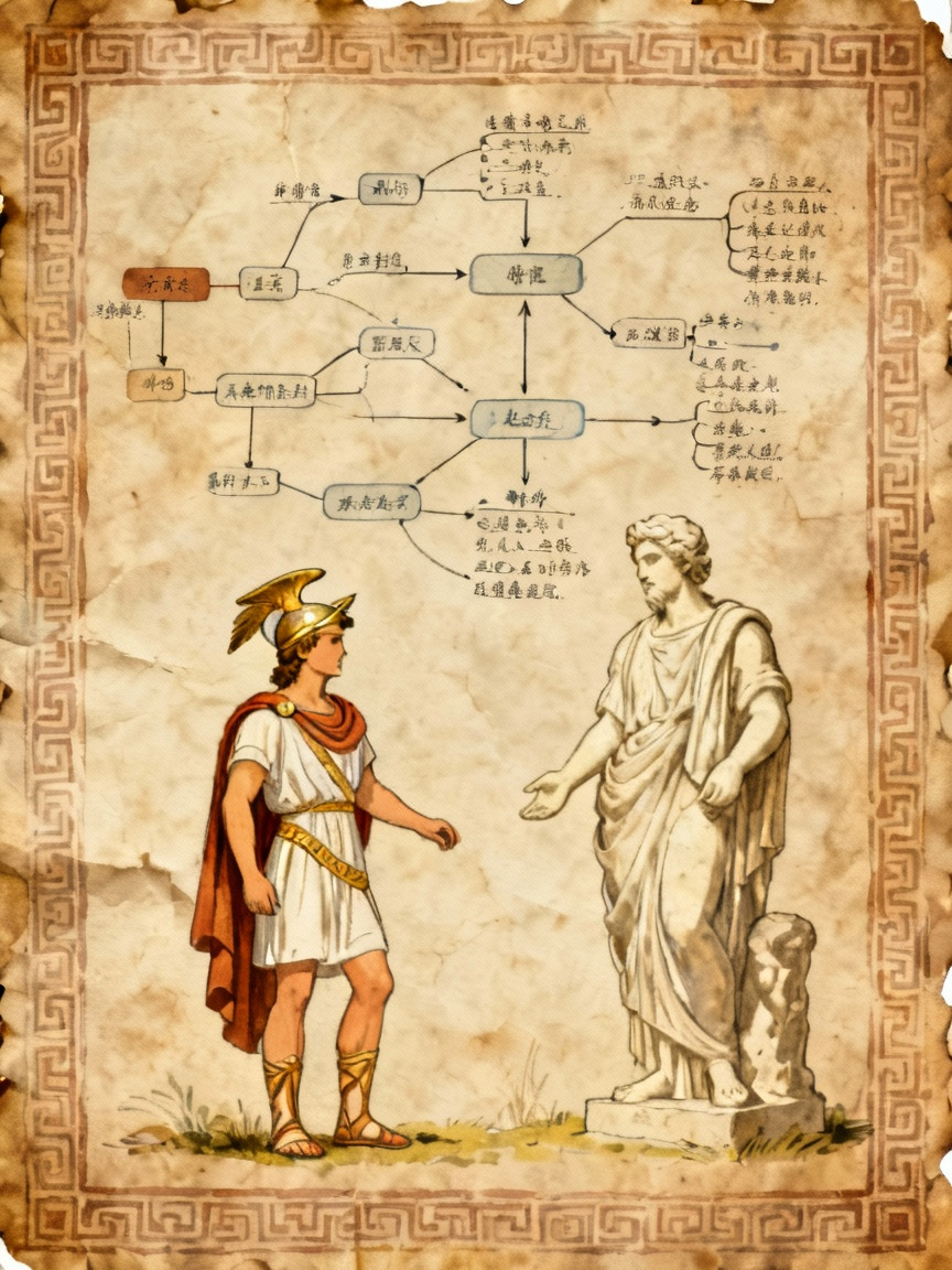 两则寓言故事对比思维导图