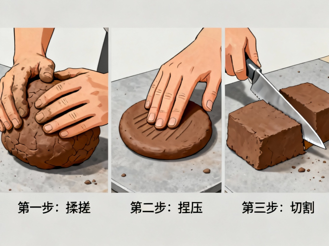 泥塑技法演示