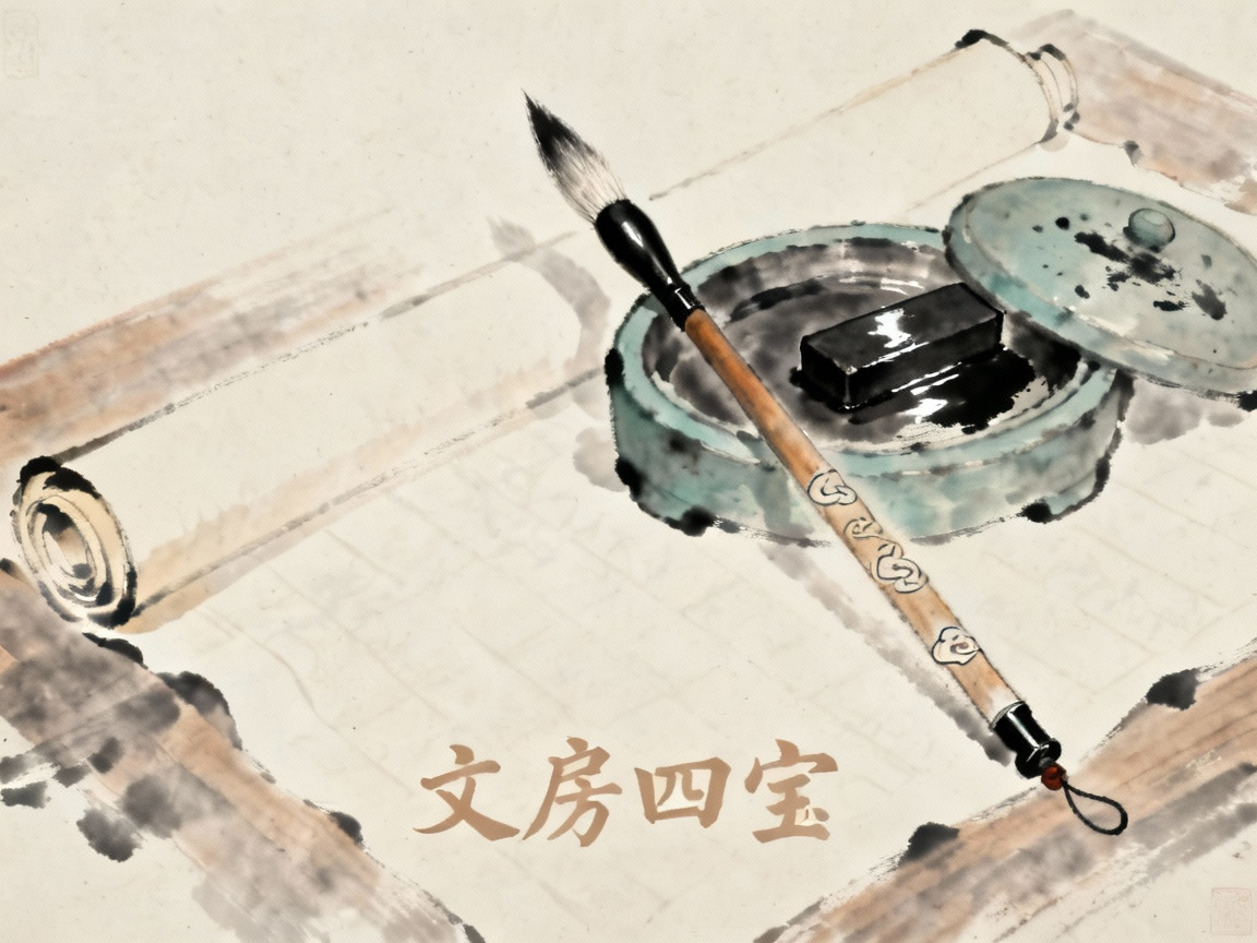 文房四宝全景