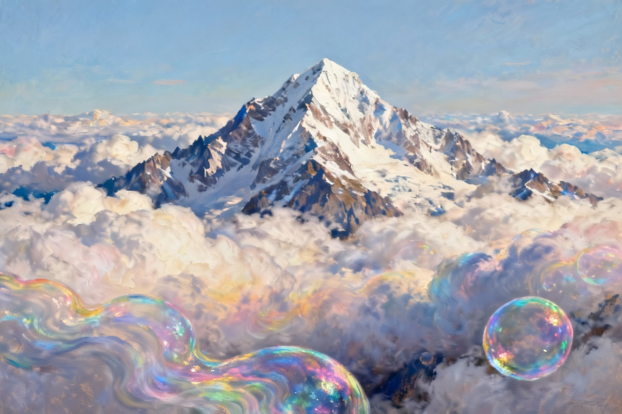 勃朗峰云海变幻