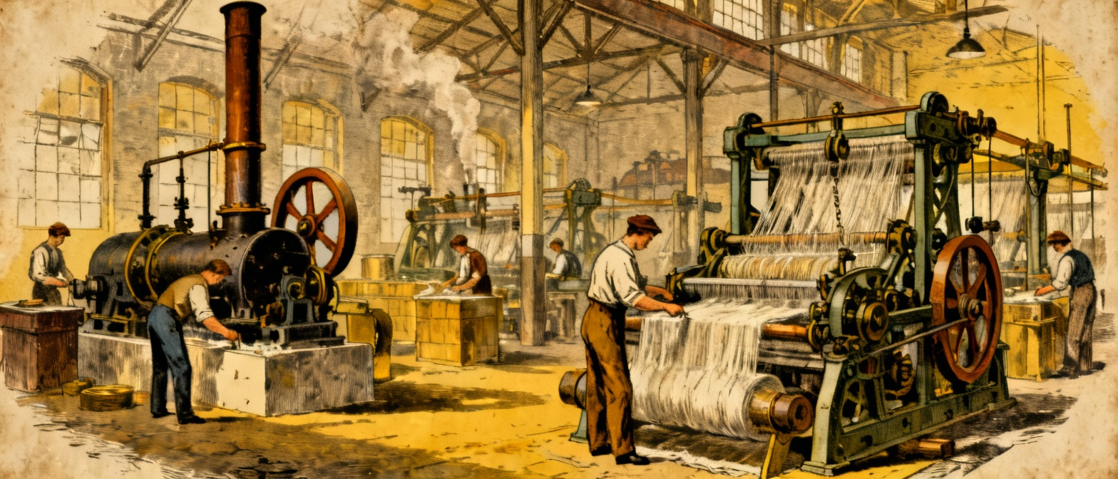 工业革命时期的机械设备