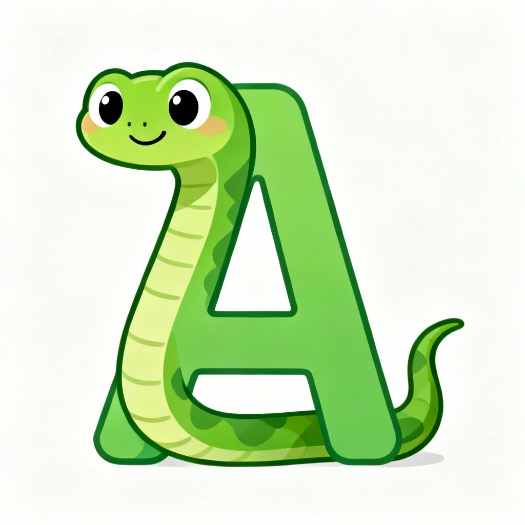 字母A蛇