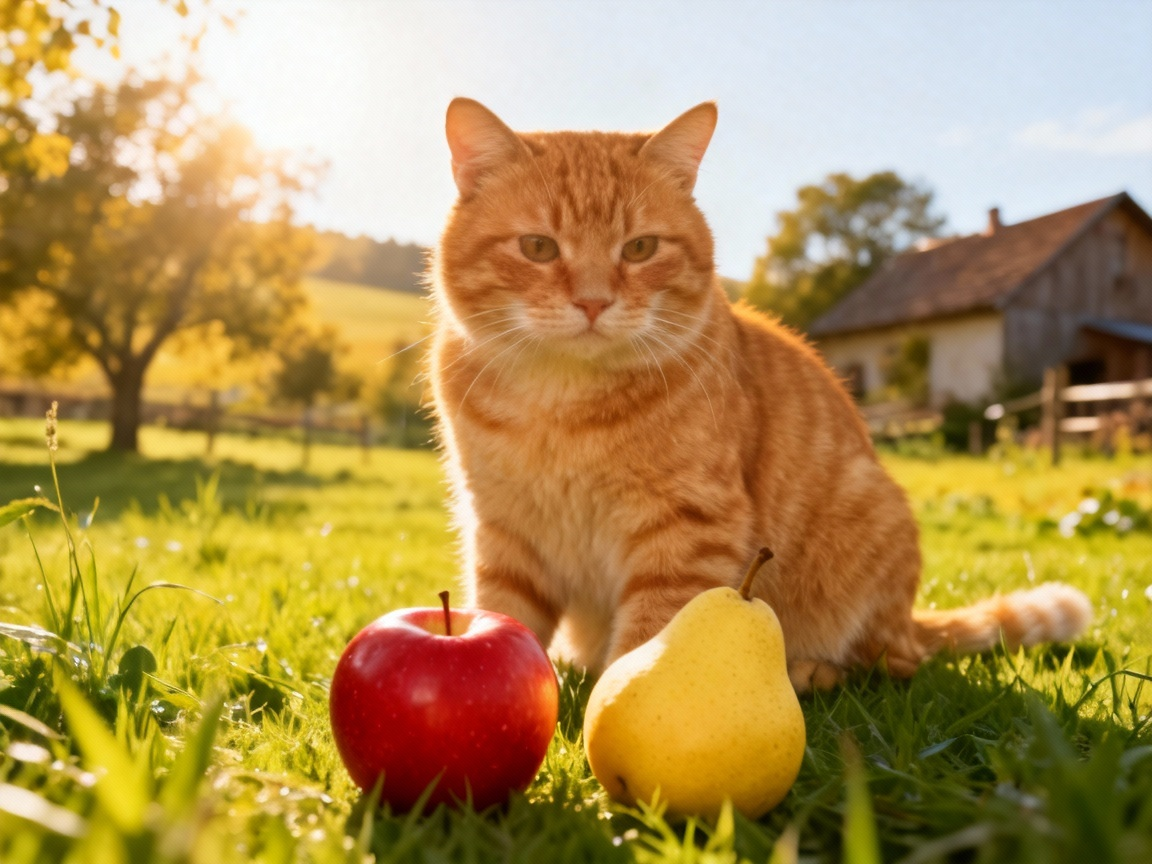 田园风格的大橘猫