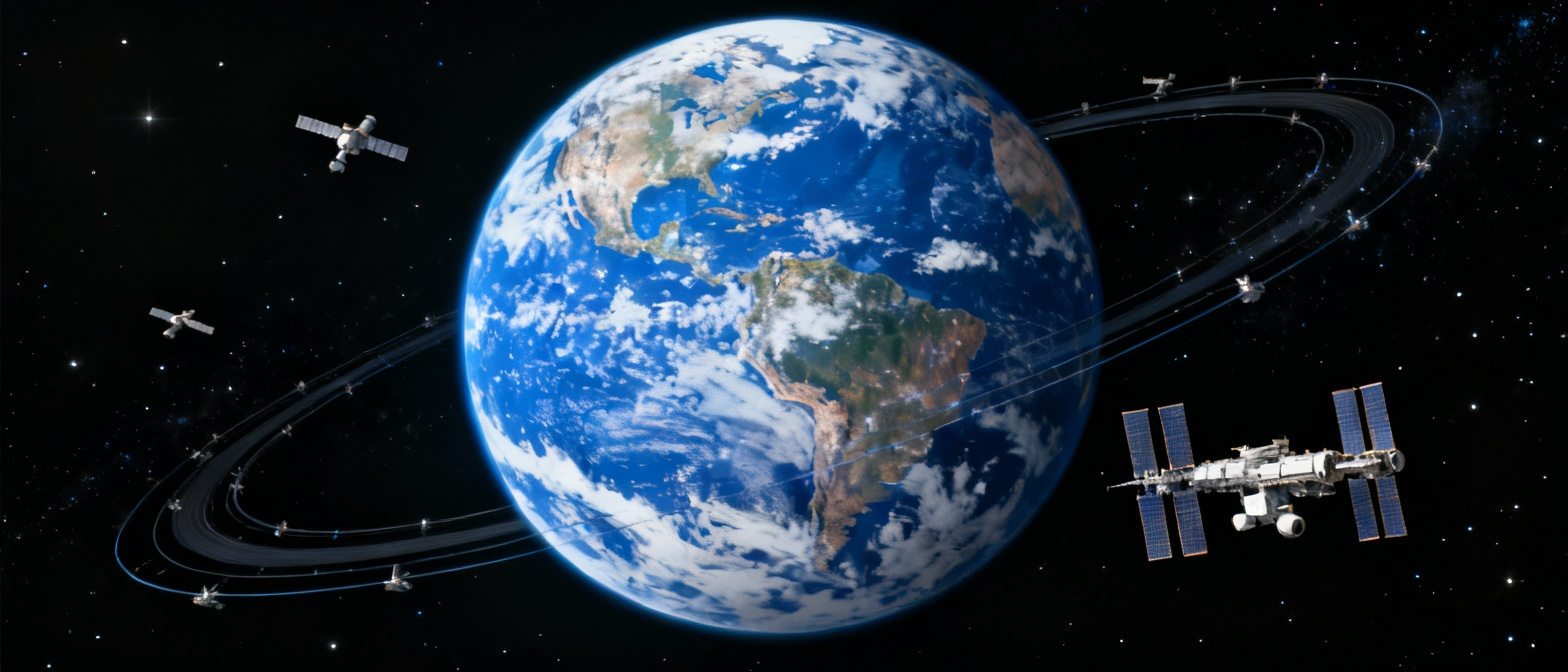 从太空俯瞰地球