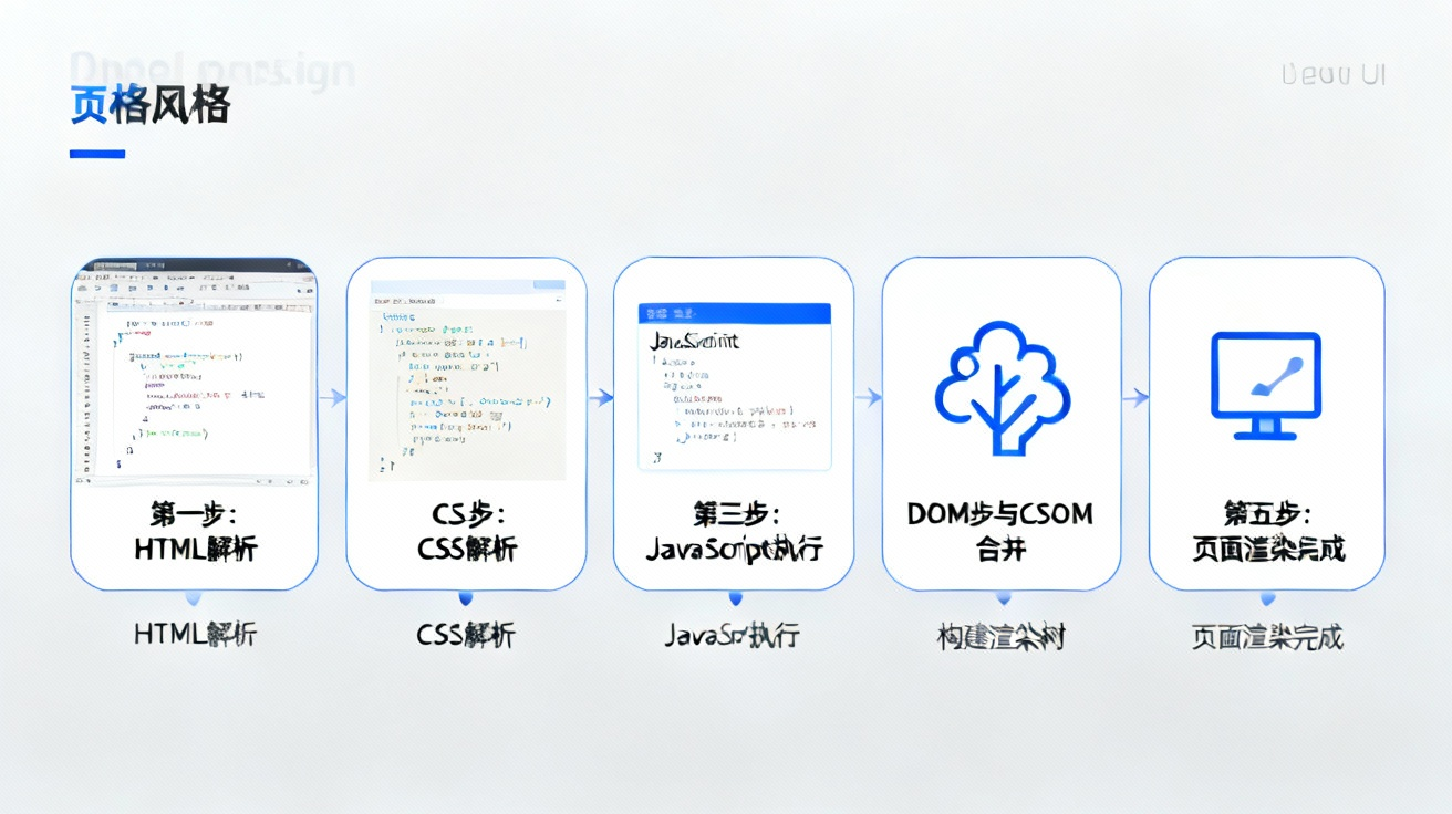 浏览器解析网页过程图