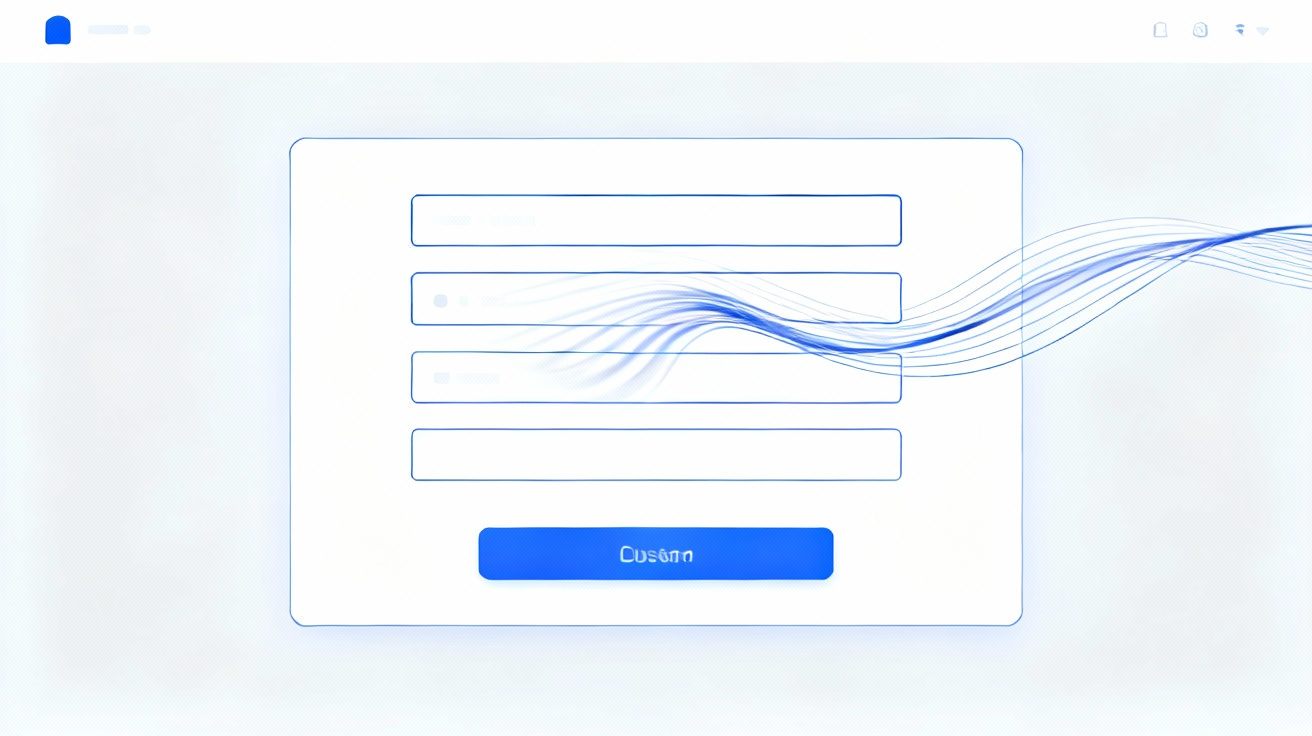 网页表单交互界面