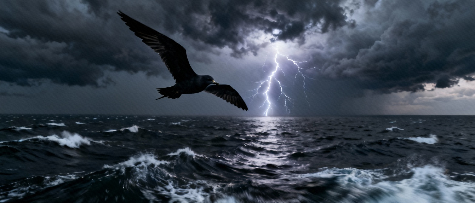 海燕激昂朗诵场景