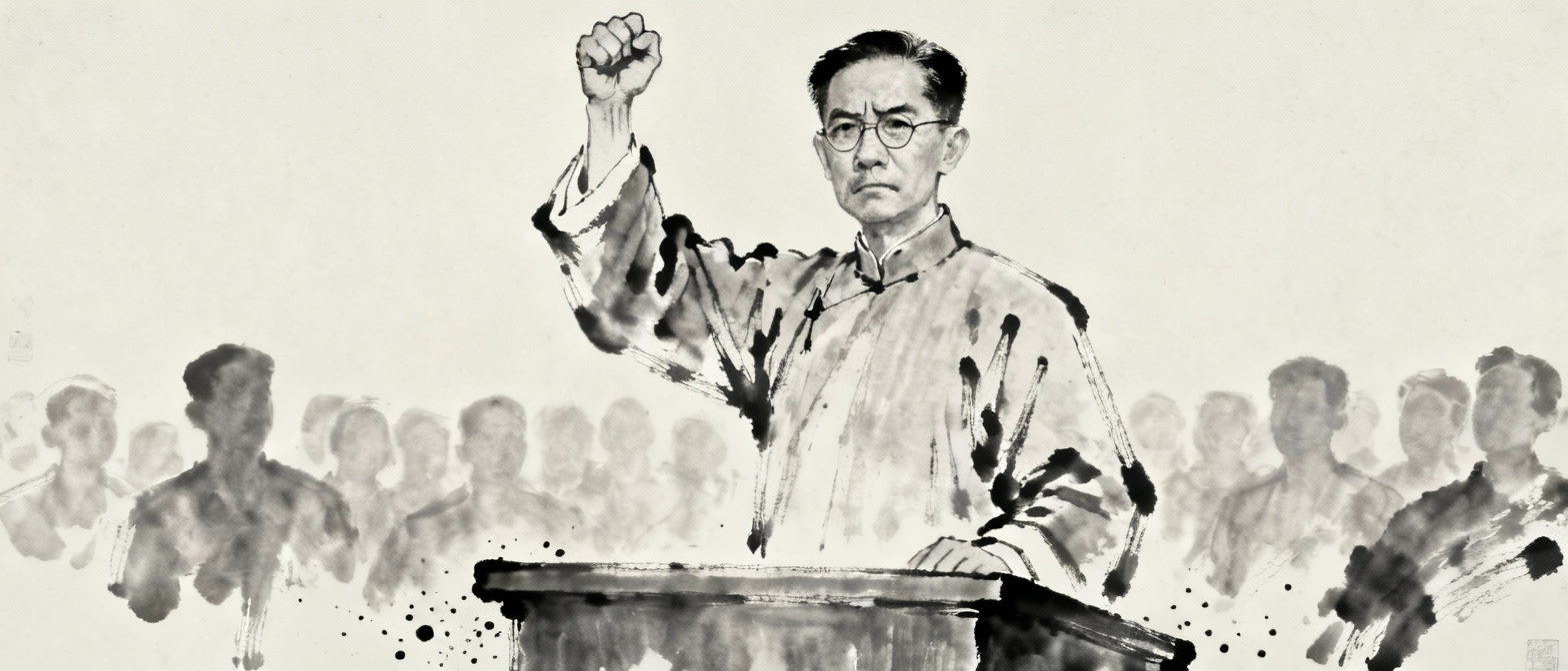 闻一多先生最后一次演讲