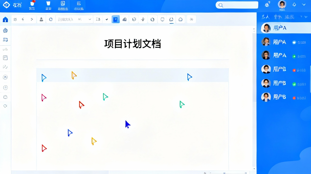 在线文档编辑界面