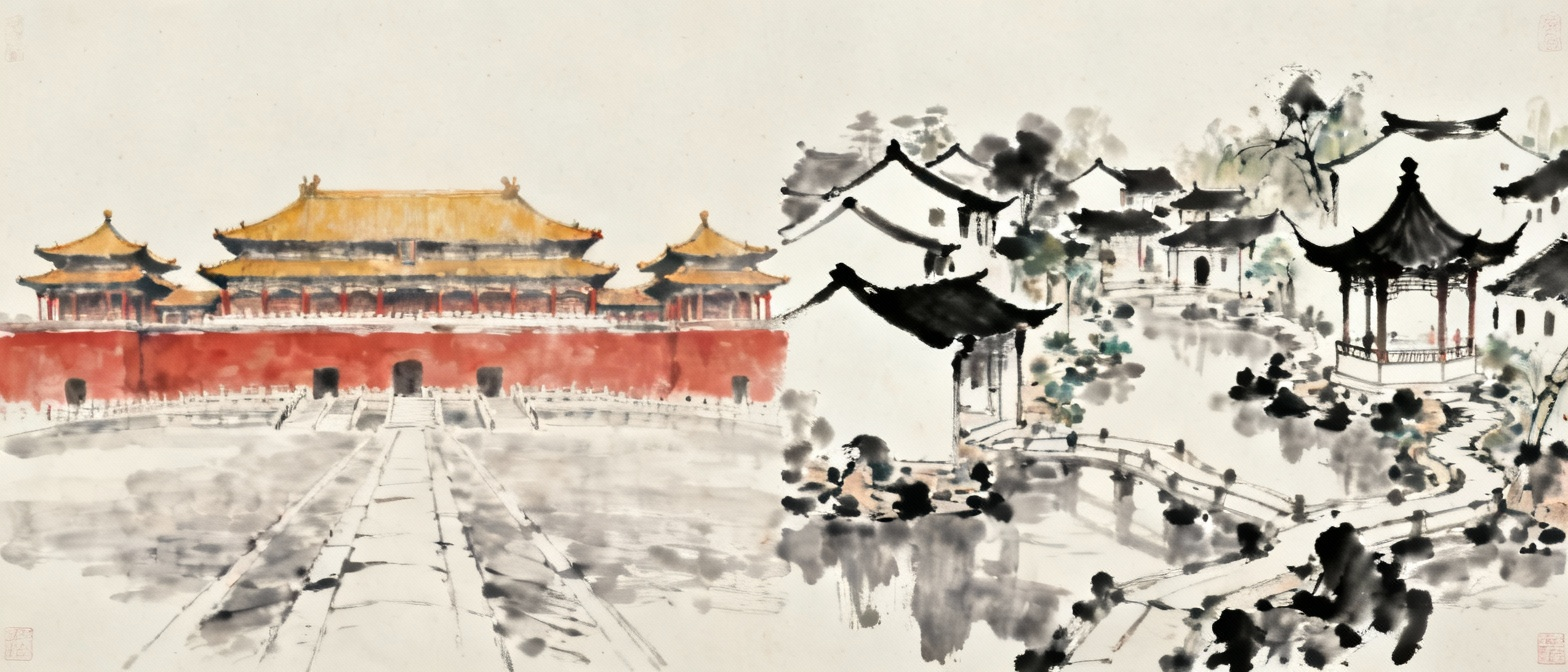 对称与不对称建筑对比图