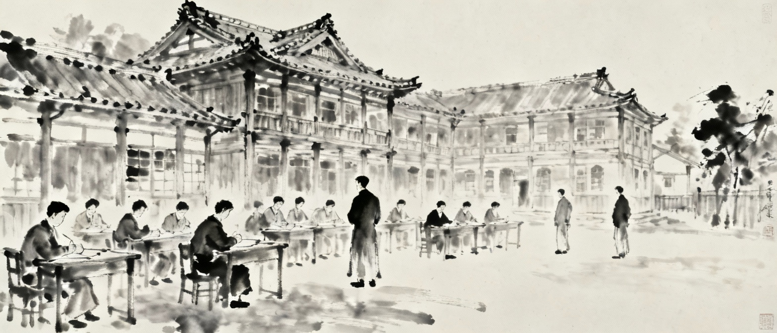 鲁迅留学时期的仙台医学专门学校场景