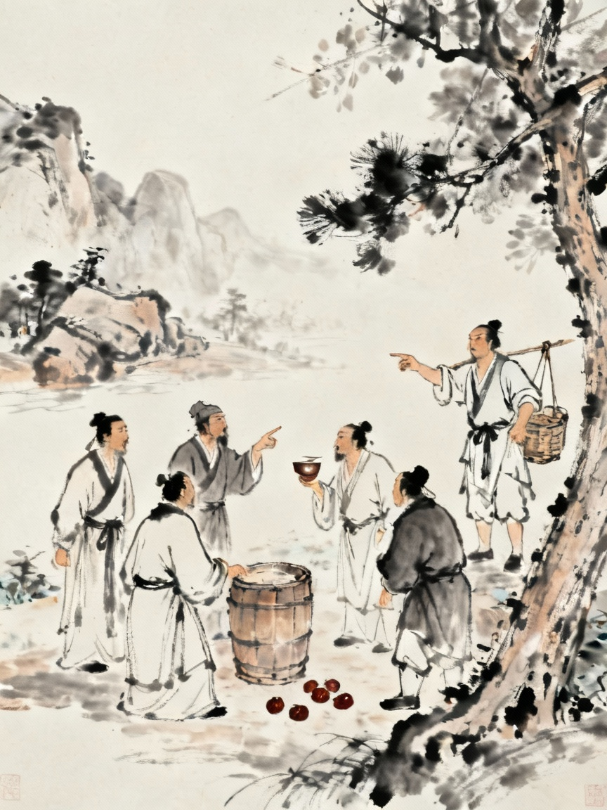 吴用智取计策场景