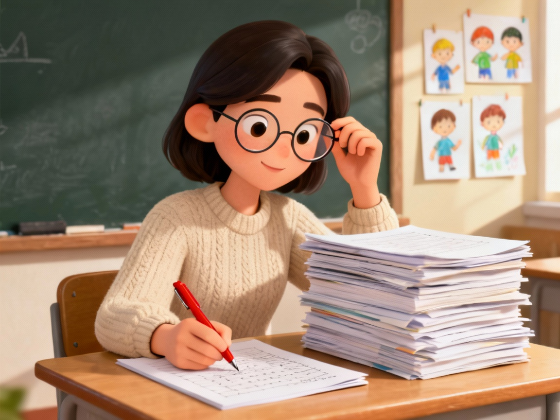 hard-working teacher