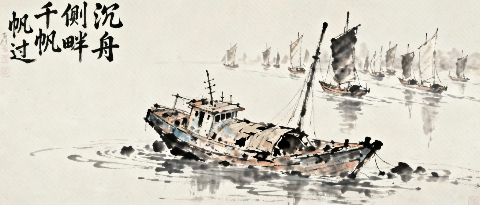 沉舟侧畔千帆过