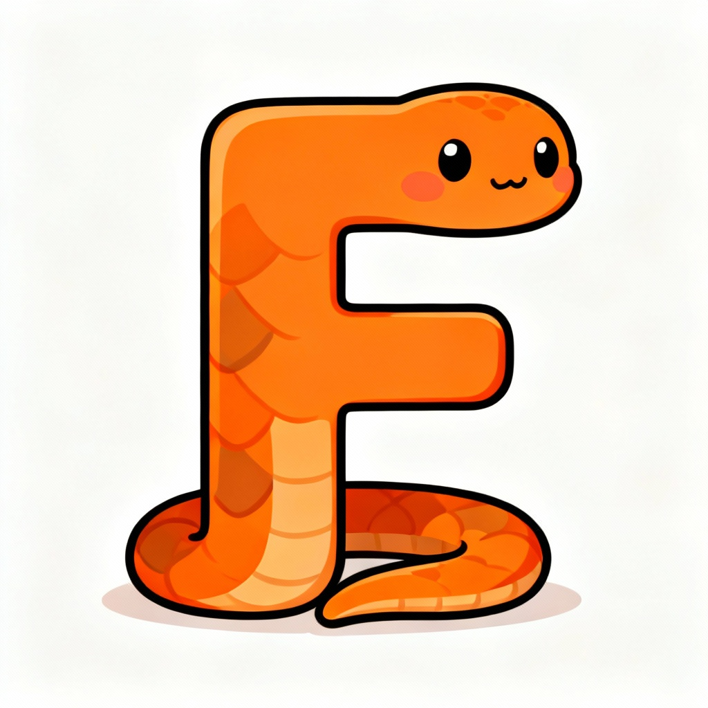 字母F蛇
