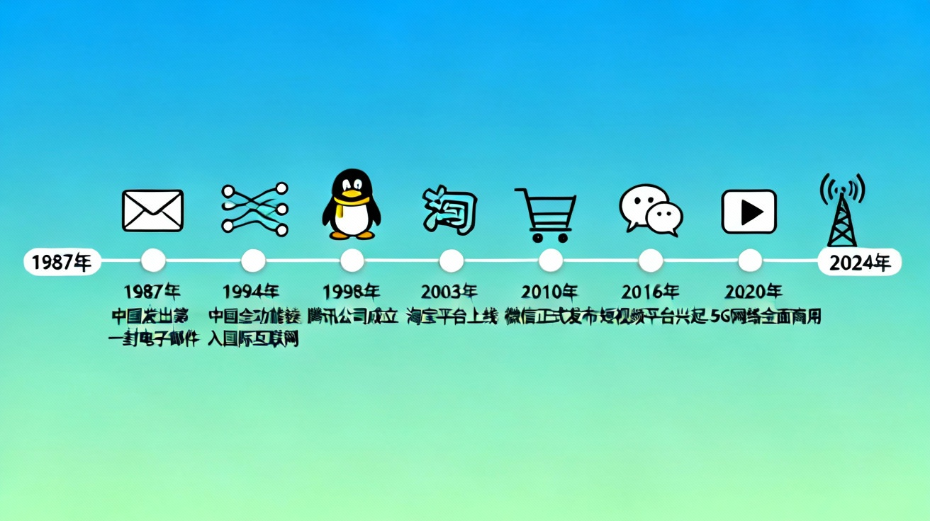 互联网发展时间轴