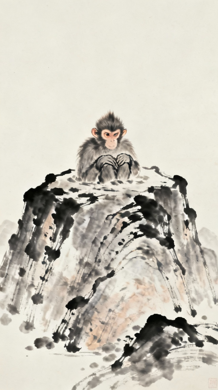 孙悟空被压五行山下