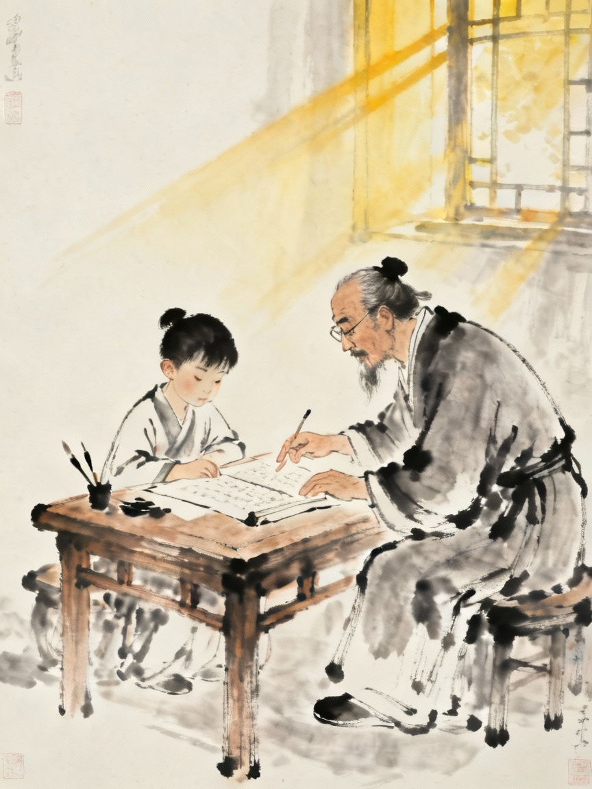 生活中师生关怀场景