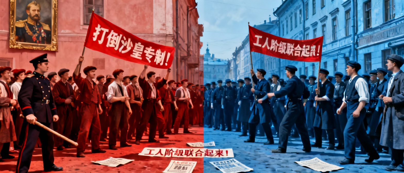 1905年俄国革命前夕的历史背景