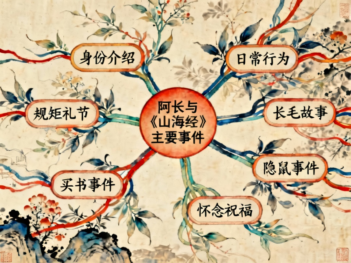 阿长与《山海经》主要事件思维导图