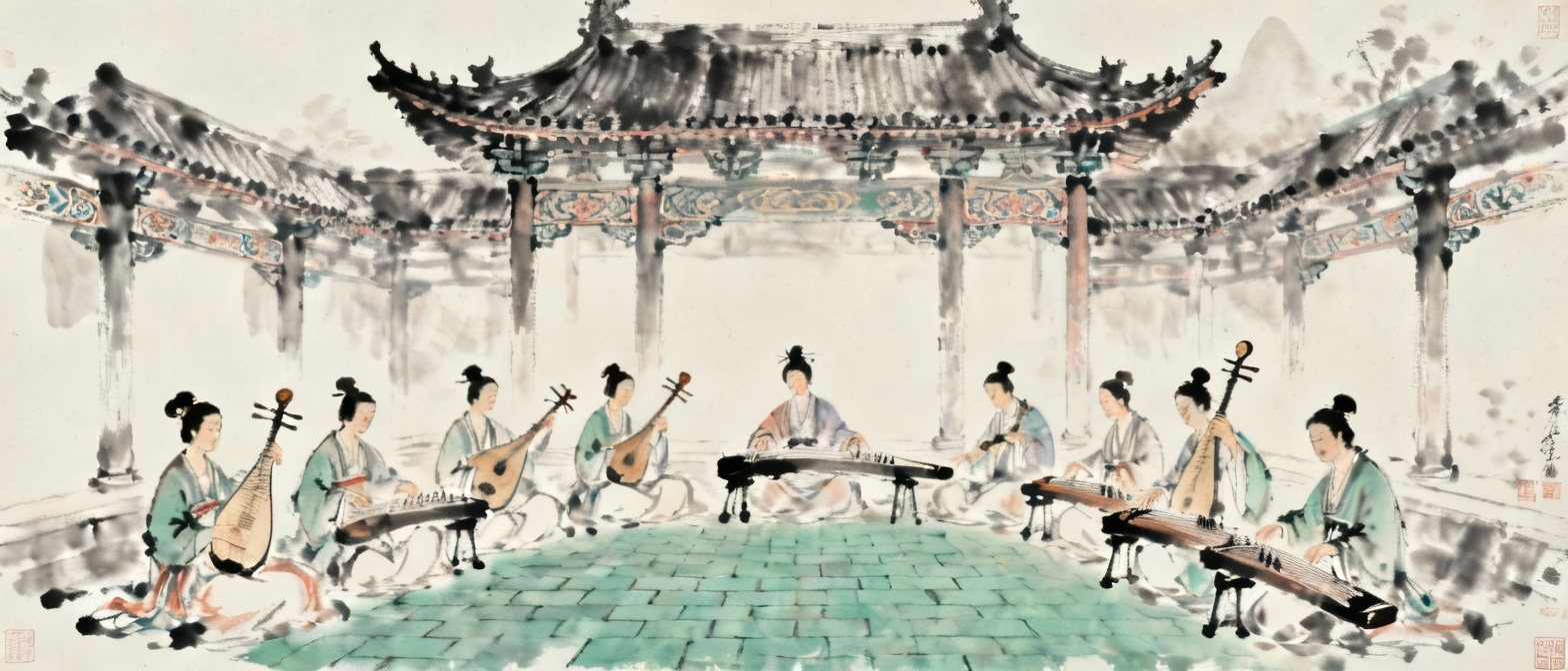 唐代宫廷音乐场景
