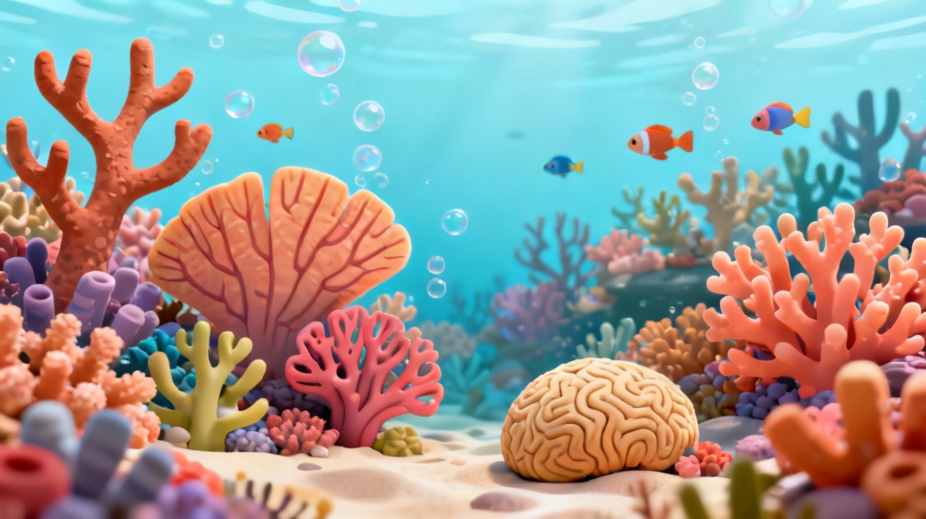 各种各样的珊瑚