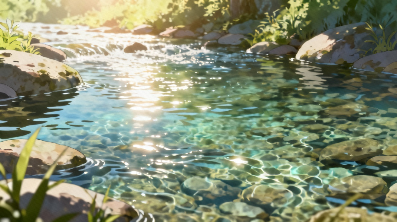 小溪流水