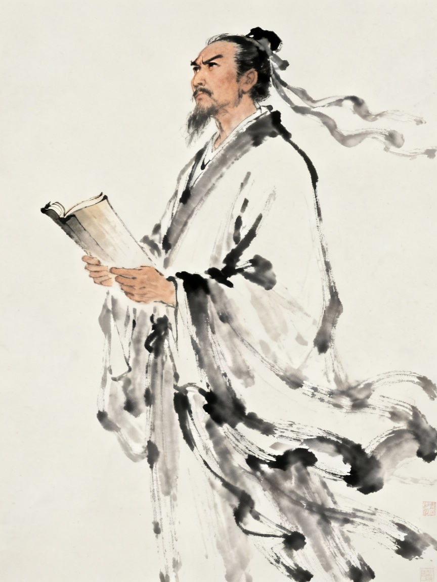 诗人忧国忧民的崇高形象