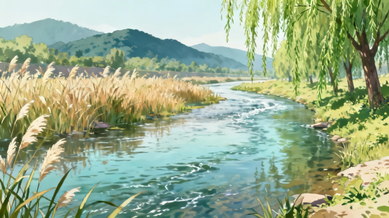 还乡河美丽风景