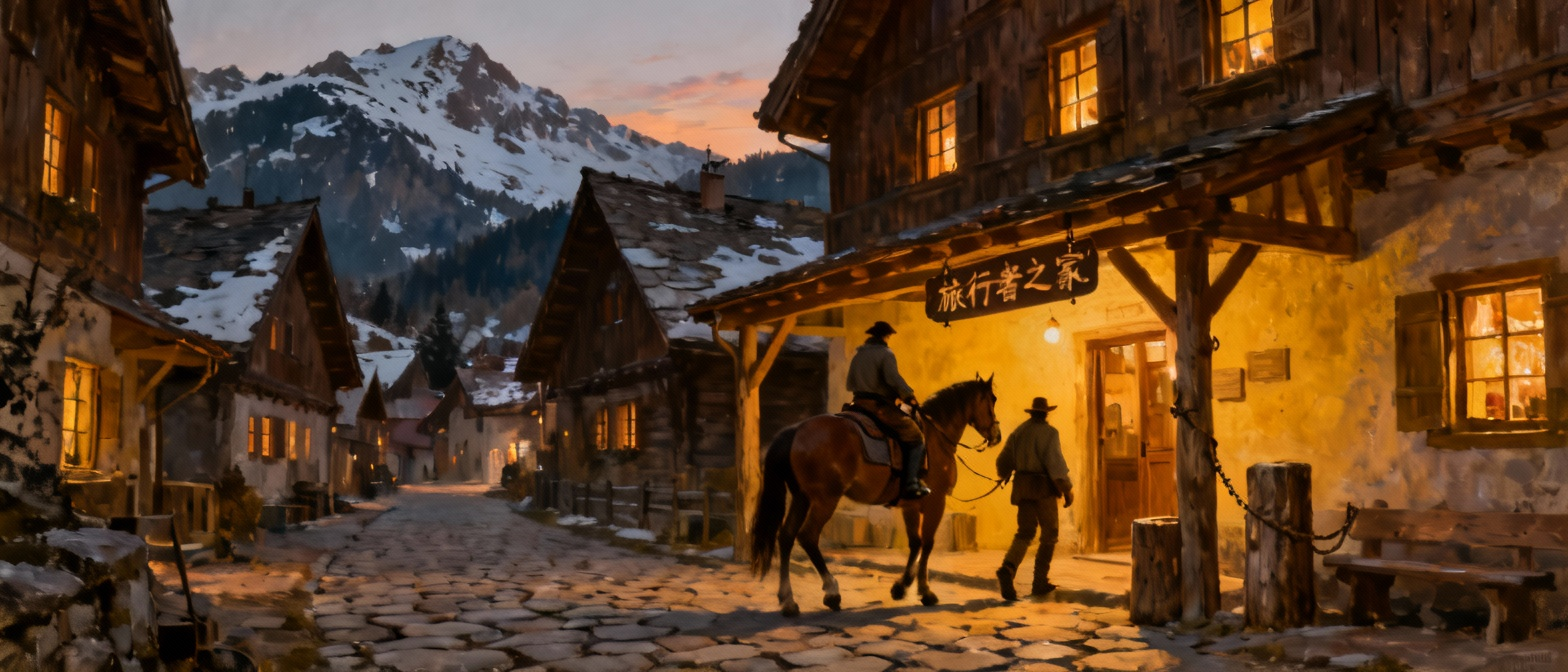 19世纪欧洲山区小镇