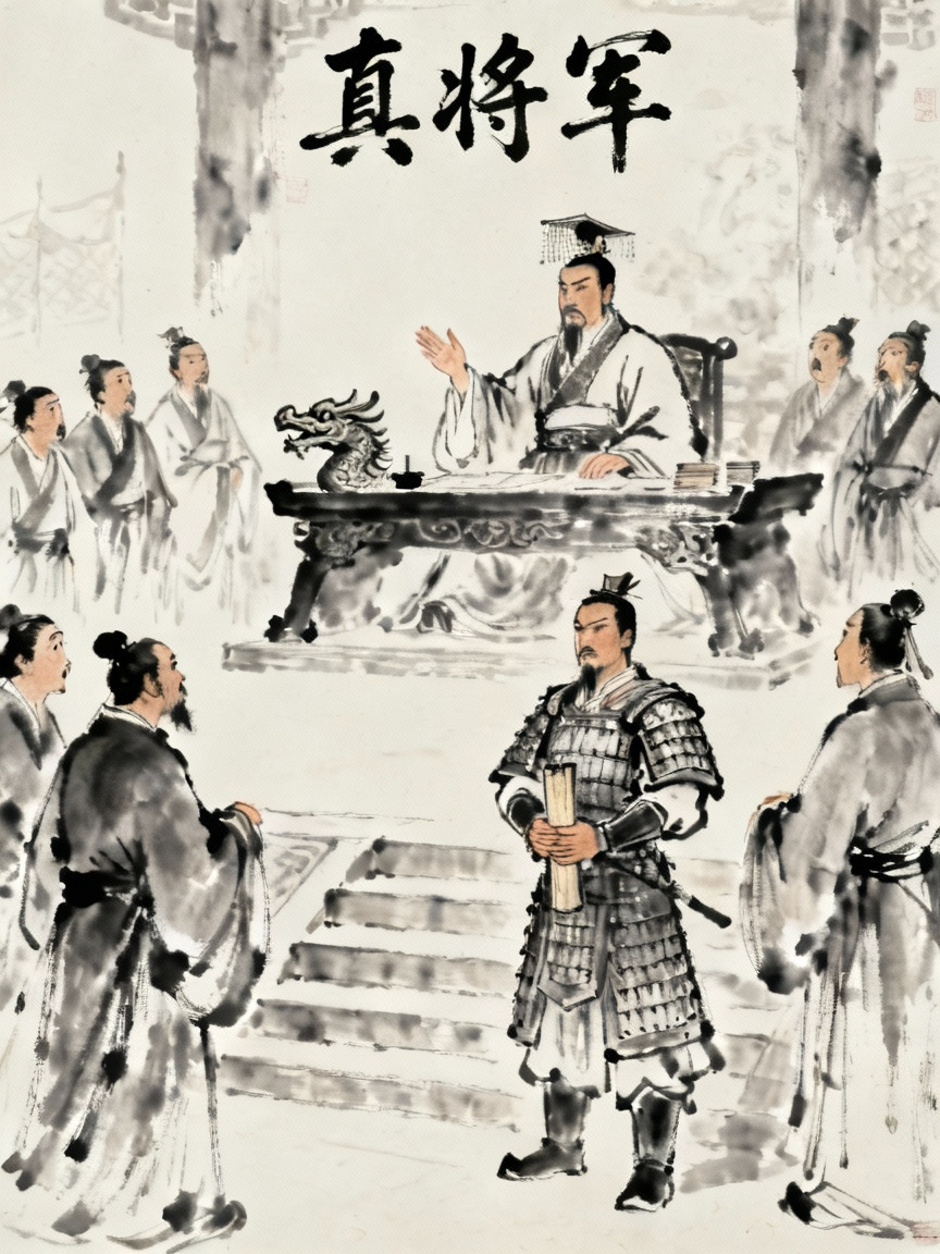 文帝称赞周亚夫为真将军，群臣惊愕的朝堂场景