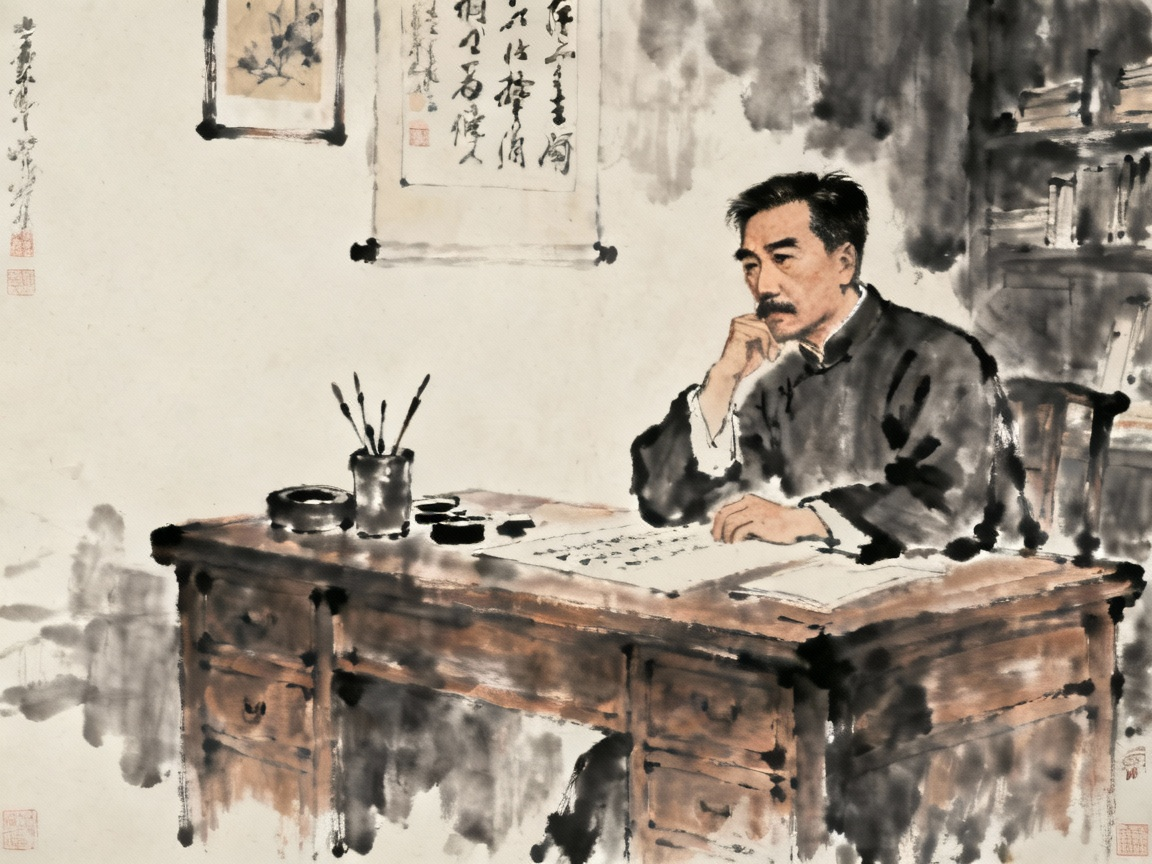 成年鲁迅回忆场景